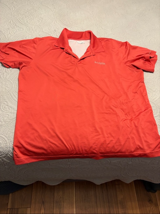 Columbia Other - Columbia Men's Coral/Red Short-Sleeve Performance Polo XL